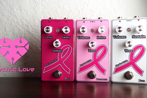Electric Love Pedals Fuzz, Overdrive & Delay