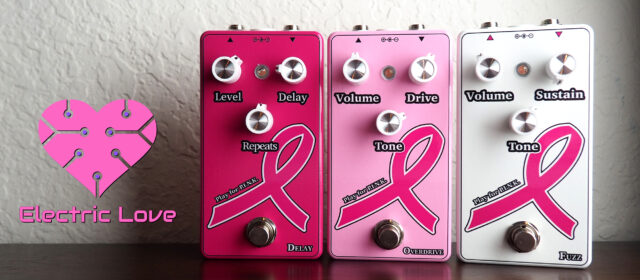 Electric Love Pedals Fuzz, Overdrive & Delay