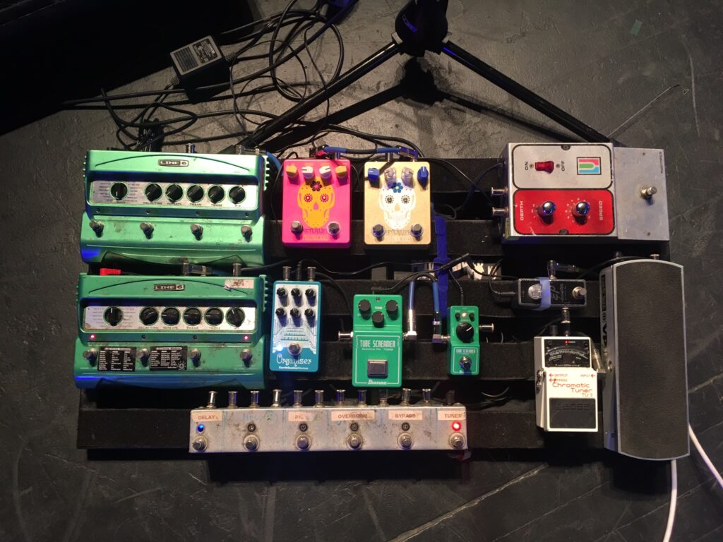 Jake Snider - Minus the Bear - Touring Pedalboard 2022