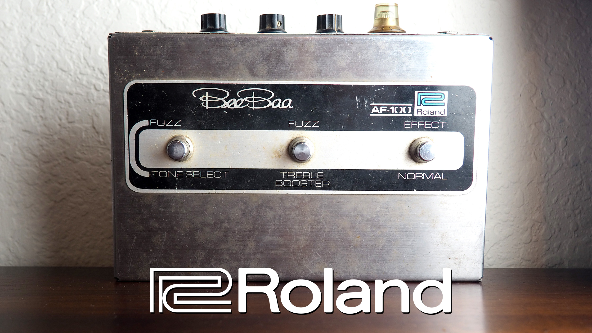 Roland AF-100 BeeBaa Fuzz and Treble Booster - Pedal of the Day