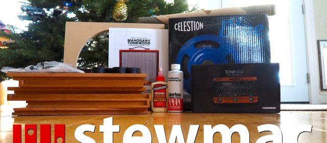 StewMac 1×12 Speaker Cab + Celestion Blue + Fishman ToneDEQ + Ghost Drive