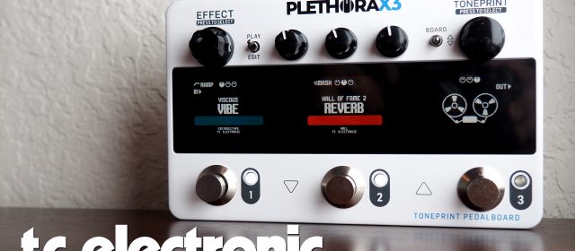 TC Electronic PLETHORA X3 TonePrint Pedalboard