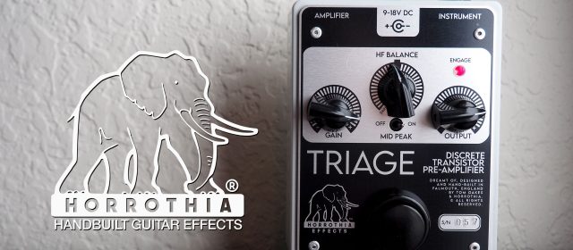 Horrothia FX Triage Discrete Transistor Pre-Amplifier