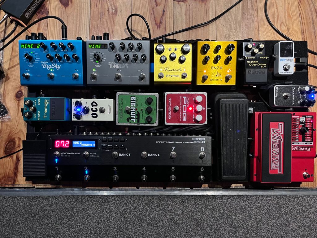 Josh Gardziel Pedalboard 2023 2