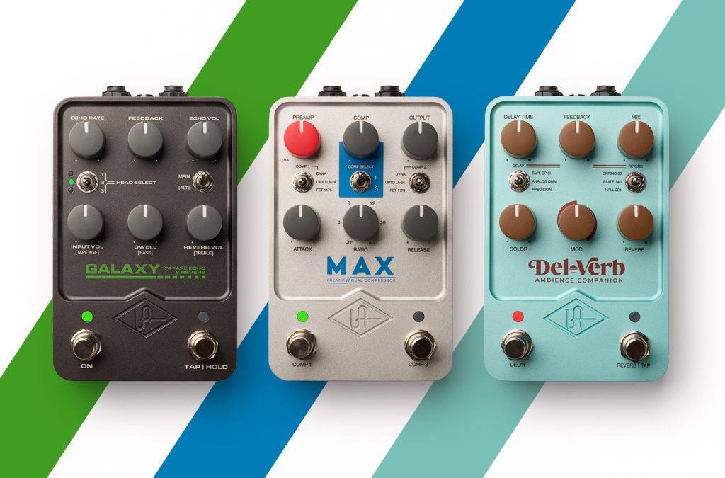 New Universal Audio Pedals - Galaxy - Max - Del-Verb