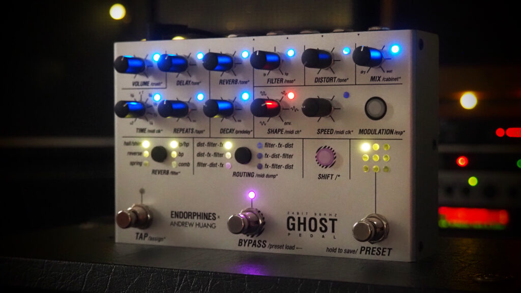 ENDORPHIN.ES x Andrew Huang GHOST Stereo Effects Processor Pedal of