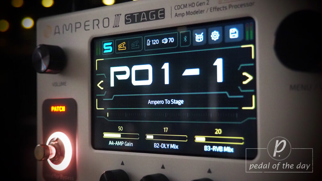 Hotone Ampero II Stage Amp Modeler / Effects Processor Pedal of the Day