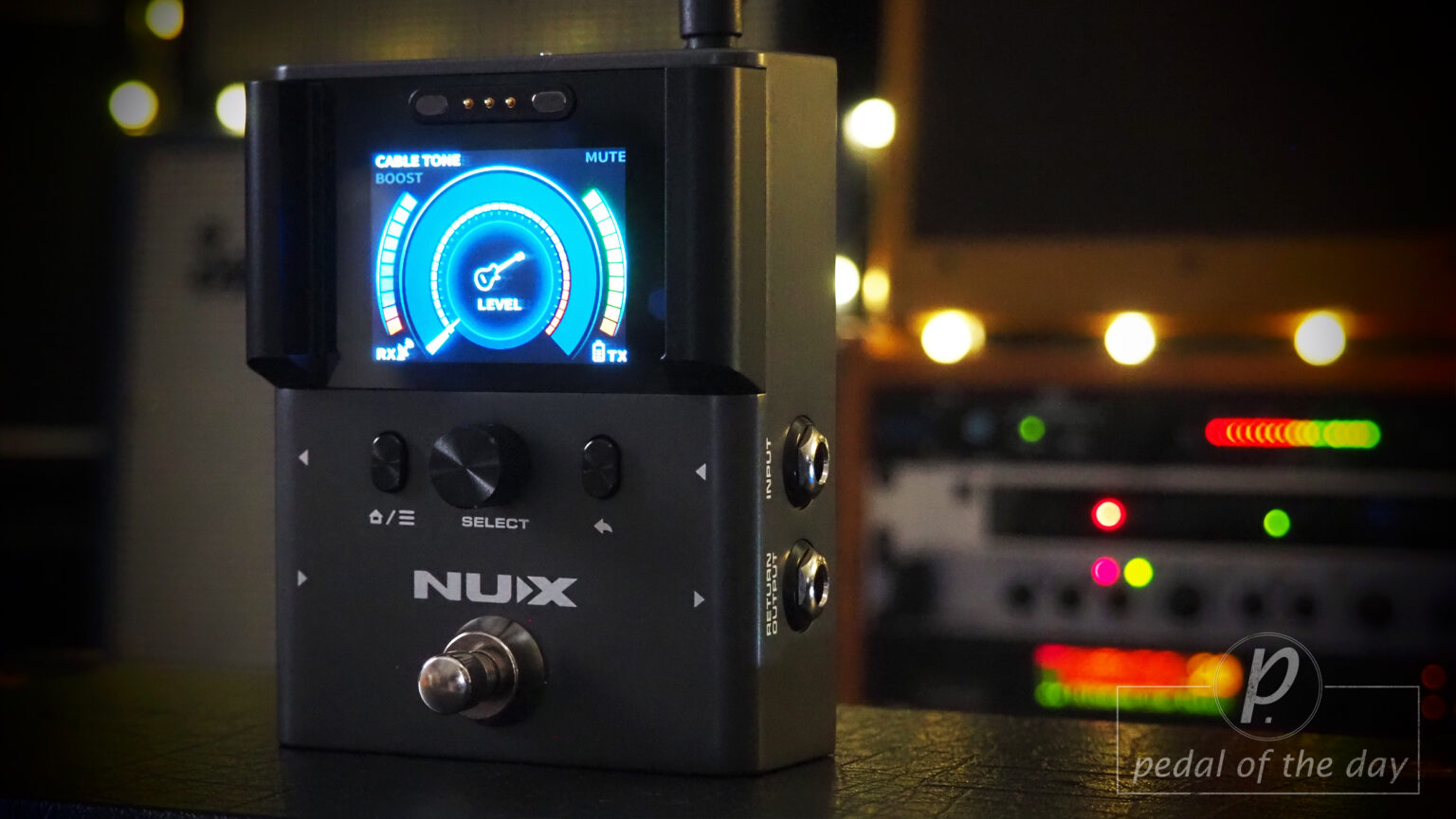 Sistema Wireless Per Chitarra NUX B-8 Con Trasmettitore E Ricevitore Ricaricabili - 50 M
