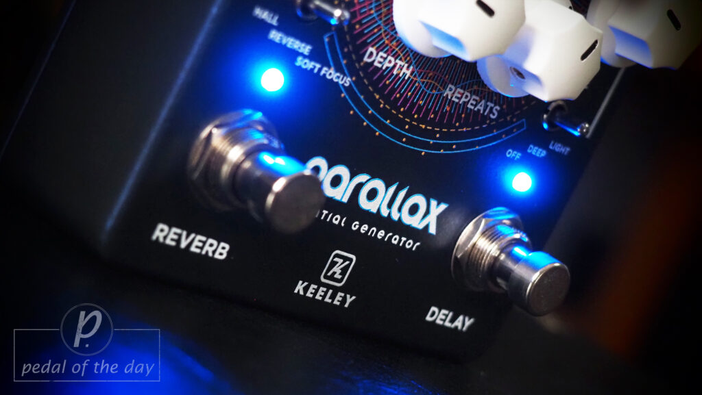 Keeley Electronics Parallax Spatial Generator Delay Reverb 3