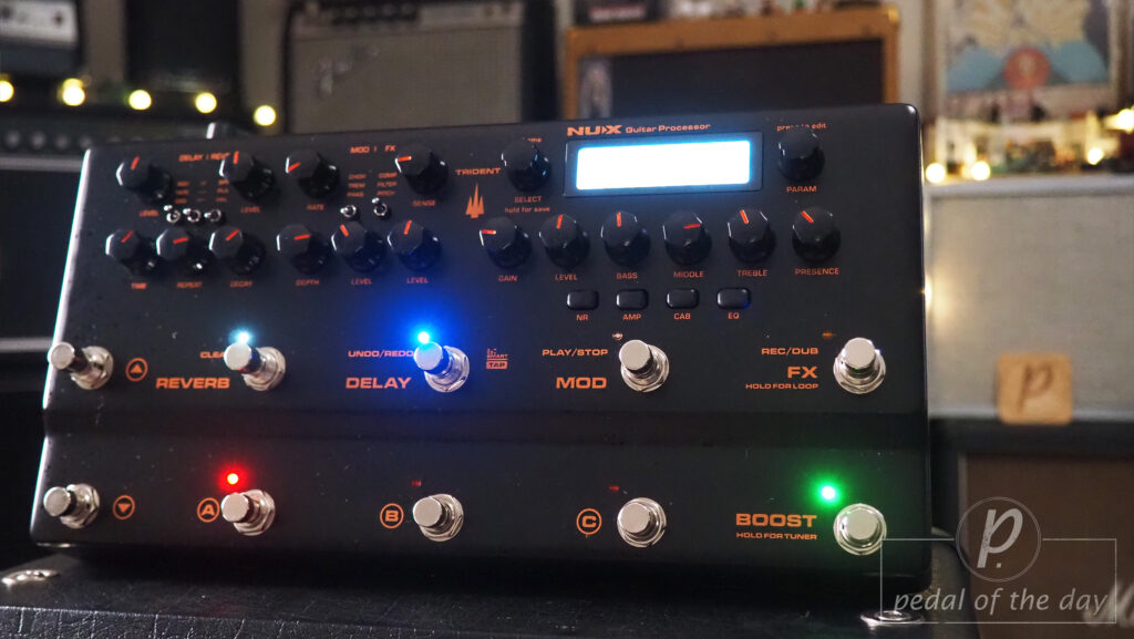 NUX NME-5 Trident Multi Effects Guitar Processor and Amp Modeler