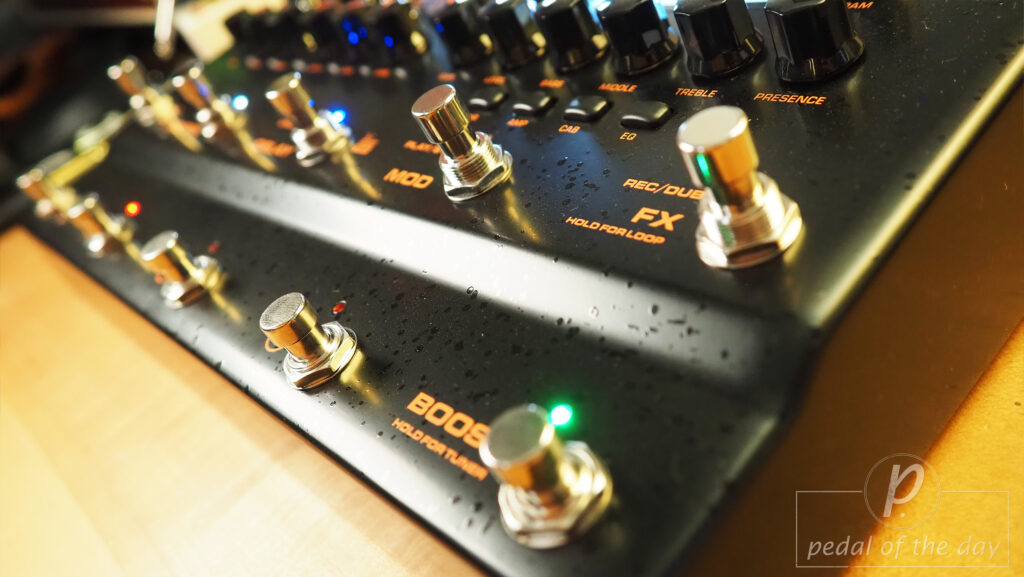 NUX NME-5 Trident Multi Effects Guitar Processor and Amp Modeler 3