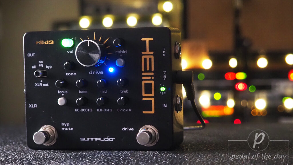 Sunnaudio Helion R2D3 Guitar & Bass Preamp 1