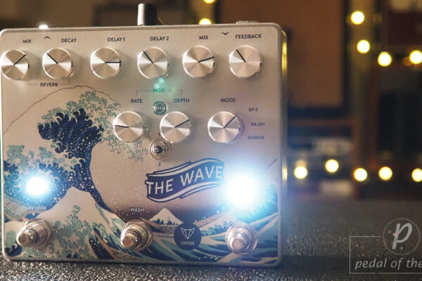 FoxPedal The Wave Dual Delay Reverb Modulation