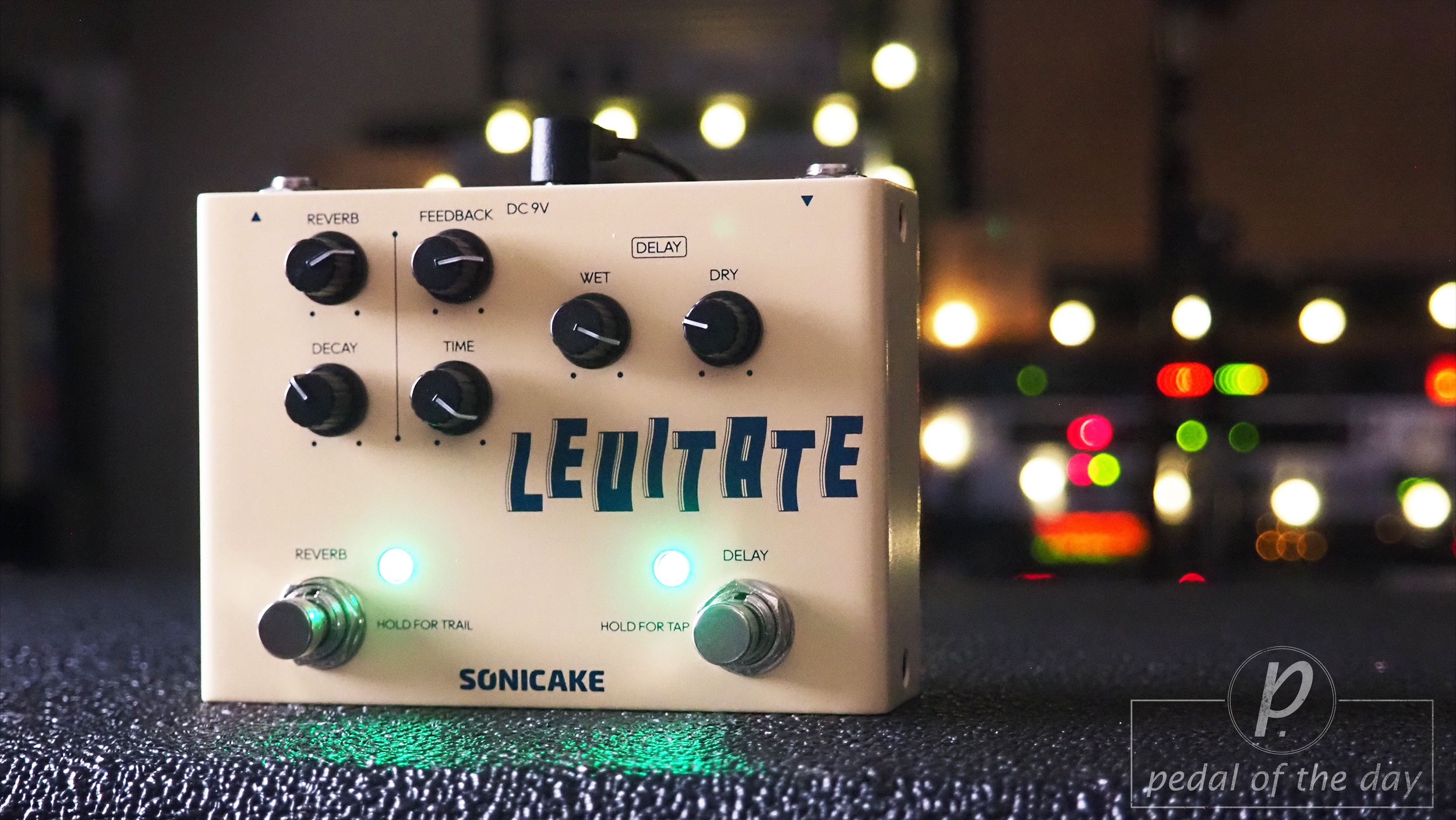 thumbnail image 2 of Used Sonicake LEVITATE DELAY REVERB 2N1 EFFECTS PEDAL Reverb Pedal 2 of 13