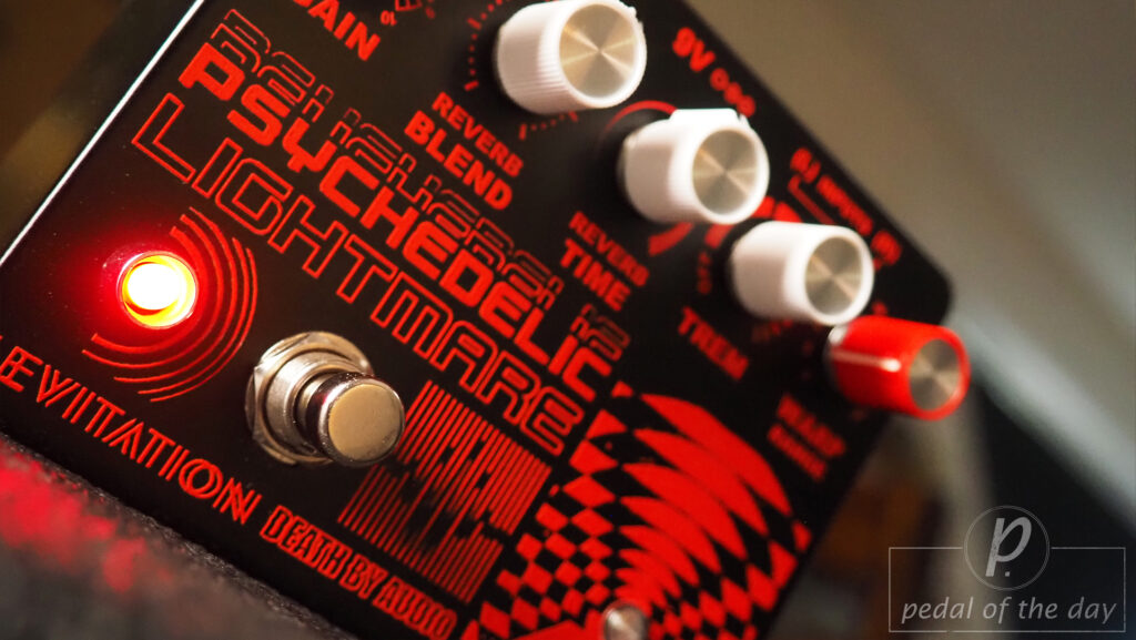 Death By Audio / Levitation Psychedelic Lightmare Light-Responsive Reverb Tremolo 5