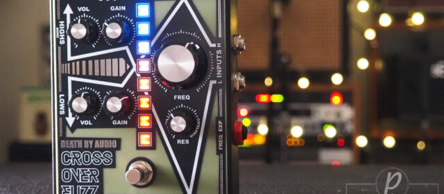 Death By Audio Crossover Fuzz + Photo Modulator Expression Controller