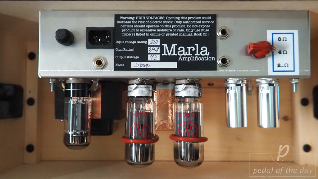 Marla Amps & Reverb present the S40 Charlie Barker Special Edition Amplifier 2