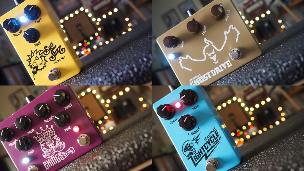 StewMac Sun Fuzz - Ghost Drive - Two Kings - Lightcycle Pedals 2
