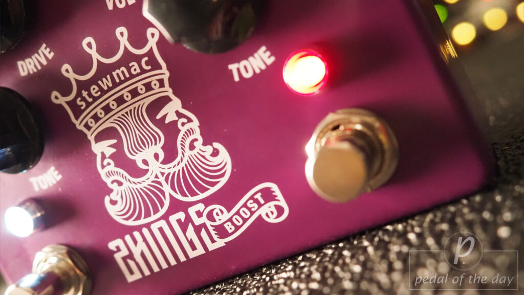 StewMac Two Kings Dual Boost Overdrive Pedal