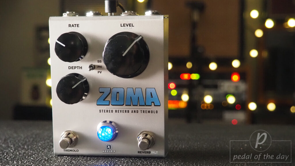 Keeley Electronics ZOMA Stereo Reverb and Tremolo 1