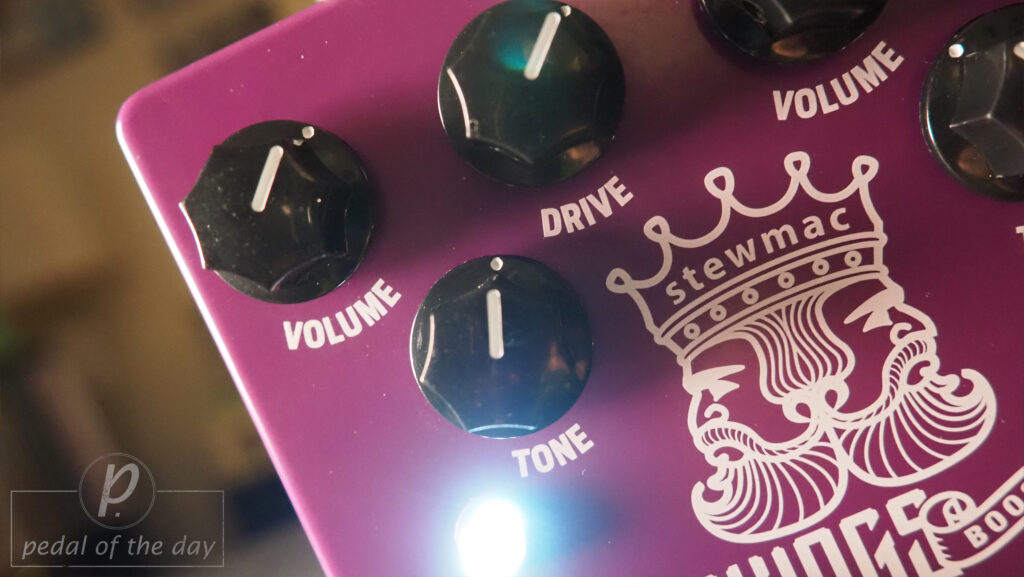 StewMac Two Kings Dual Boost Overdrive Pre-Built DIY Pedal 2