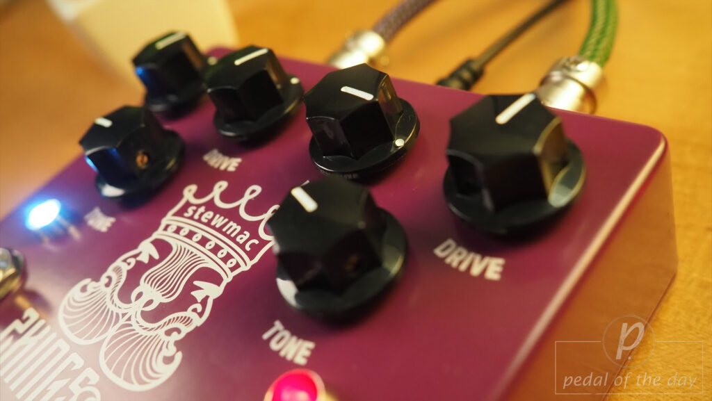 StewMac Two Kings Dual Boost Overdrive Pre-Built DIY Pedal 3