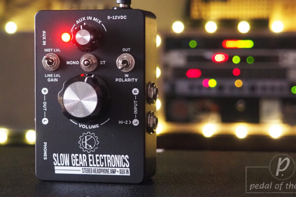 Slow Gear Electronics Stereo Pedalboard Headphone Amp + Aux In