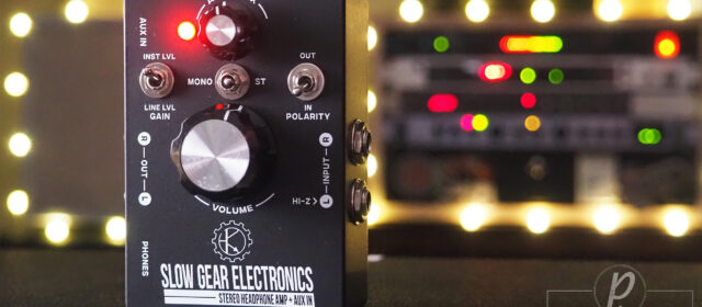 Slow Gear Electronics Stereo Pedalboard Headphone Amp + Aux In