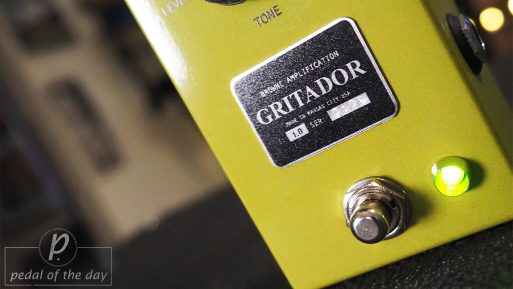 Browne Amplification GRITADOR Screaming Overdrive 2