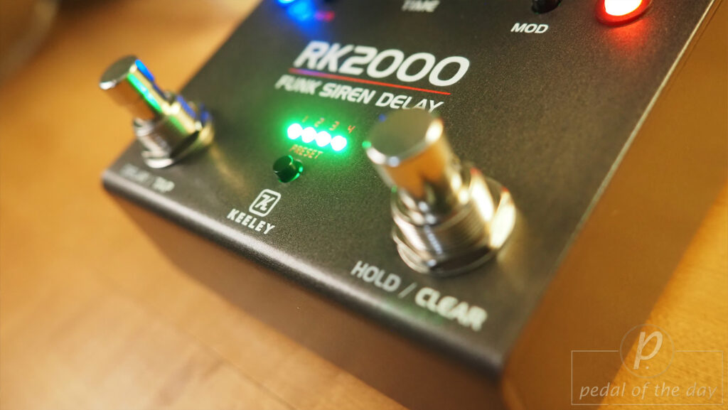 Keeley Electronics RK2000 Funk Siren Delay 4
