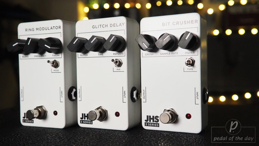 JHS Pedals Ring Modulator - Glitch Delay - Bit Crusher 1