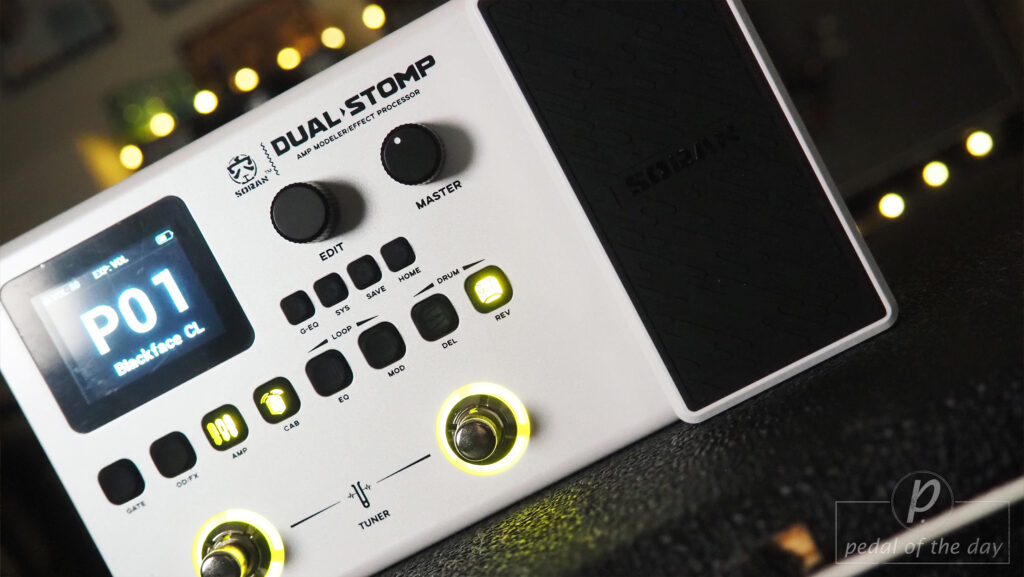 Soran Dual Stomp Dual Pedal Amp Modeling Multi-Effects Processor 1
