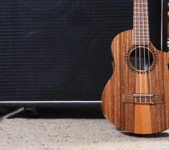 Kala Brand Teak Tri-Top Tenor Ukulele
