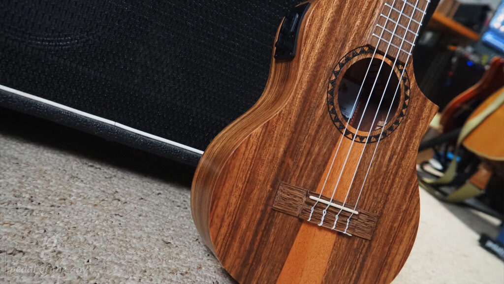 Kala Brand Teak Tri-Top Tenor Ukulele 4