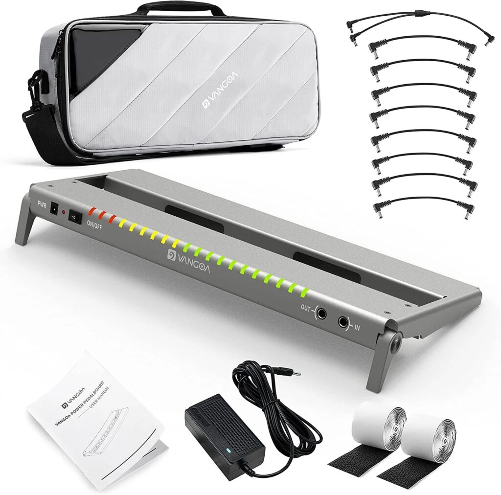 Vangoa PD-XL Aluminum Pedalboard with Isolated Power 6